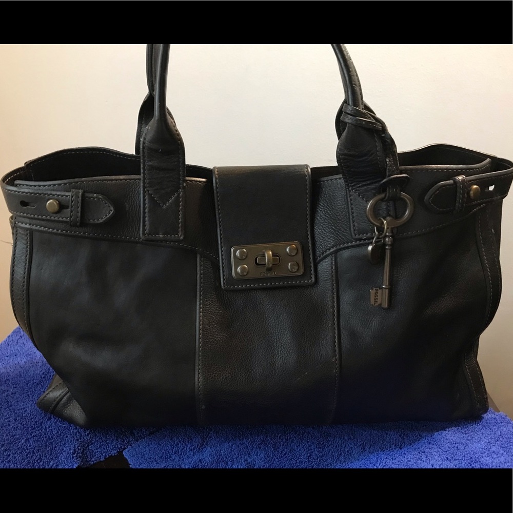 Fossil Vintage Leather Weekender